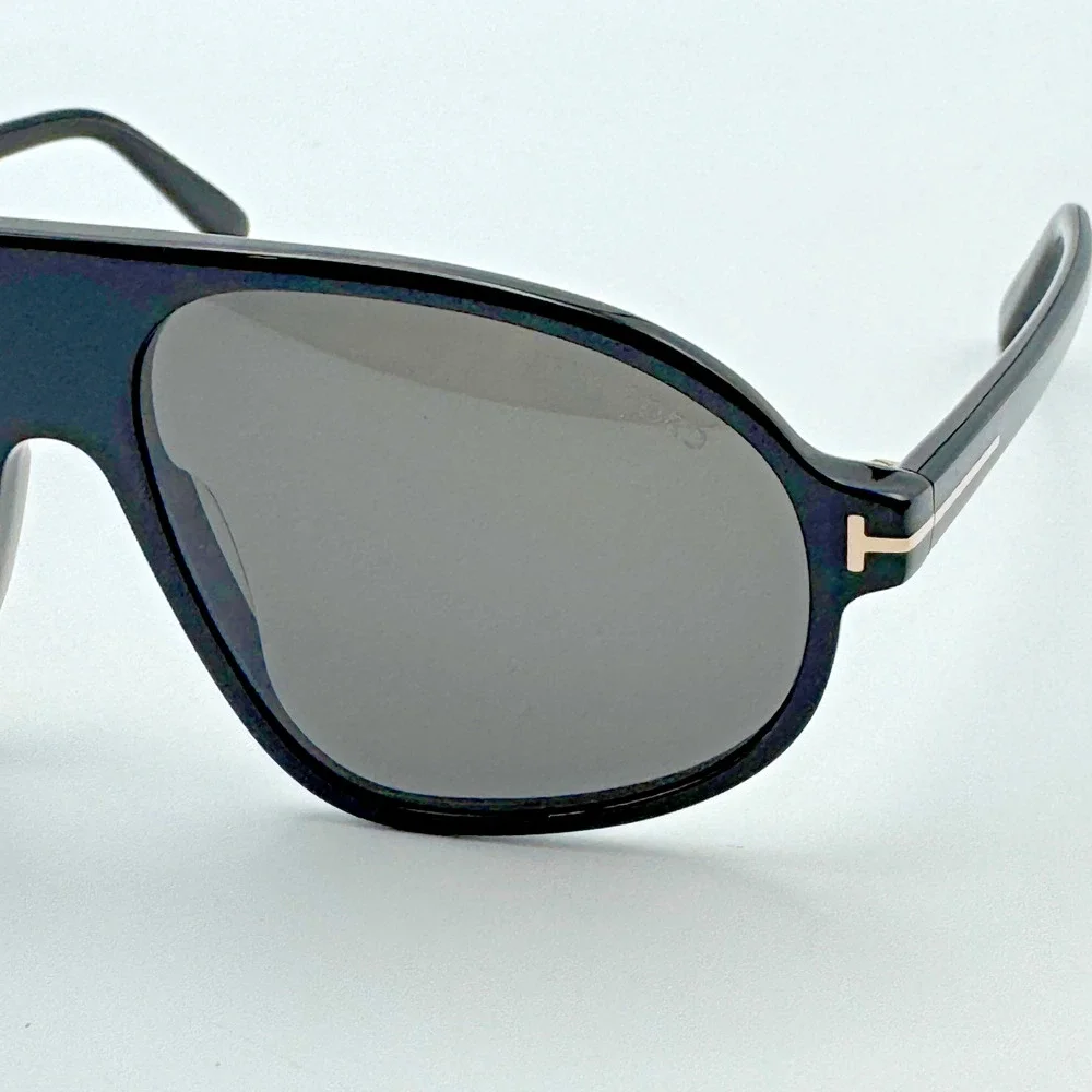 Tom Ford Sunglasses Erol TF1178 01A Black Aviator Frame Gray Lens 58-16-145 New